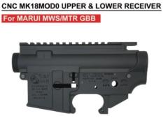 [ANGRY GUN] マルイM4MWS対応 MK18 MOD.0 レシーバーセット ロールスタンプ仕様/6061-T6アルミ (未使用)