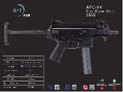 [ARCHWICK] ARCHWICK B&T Air APC9K SMG GBB (Black) (新品予約受付中! 特典あり)