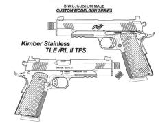 [BWC] kimber ステンレス TLE/RL II TFS 発火モデルガン (新品予約受付中! 特典あり)