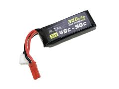 [SFA] LiPoバッテリー 7.4V 300mAh 45C-90C マイクロタイプ BECコネクタ SA-B029B (新品)