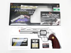 [クラウン] コルト パイソン シルバータイプ .357マグナム 6インチ ガスリボルバー (中古)