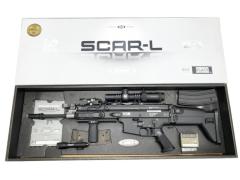 [東京マルイ] SCAR-L ブラック 次世代電動ガン TITAN BASIC搭載 フルカスタム (中古)