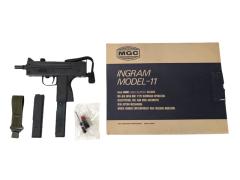 [MGC] イングラムM11 MG-BLK  ABS 発火モデルガン カート/サプレッサー欠品 (中古)