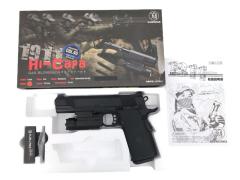 [KJ WORKS] 1911ハイキャパ プロフェッショナルモデル ABSスライド アウターぐらつき有り フラッシュライト付き (中古)