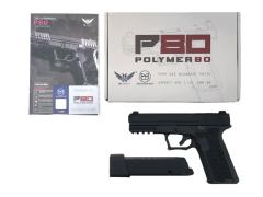 [ダブルイーグル] P80 公式ライセンス PFS9 RMRカット GBB ガスガン BK (中古)