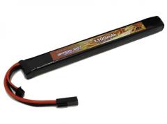 [OPTION　NO.1] LiPoバッテリー 11.1V 1100mAh 25C-30C AKタイプ ミニコネクタ マッチド BIG POWER GB-0025M (新品)