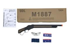 [NB] ウィンチェスター M1887タイプ カート式 スポンジショットガン Black/フェイクウッド (新品)