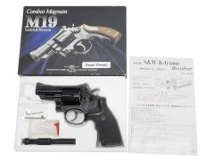 [タナカ] S&W M19 2.5インチ スチールフィニッシュ パックマイヤーグリップカスタム (中古)