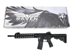 [RAVEN] M-LOKカービン ブラック フルメタル 電動ガン RAV-024 (新品)