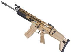 [WE/CyberGun] FN Herstal SCAR-L ガスブローバック FN Herstal公式ライセンス FDE ロングバレルカスタム (中古)