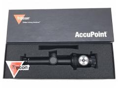 [Trijicon/実物] AccuPoint TR25 ミディアム 1-6ｘ24 Φ30mm 集光式スコープ Green/グリーン (未使用)