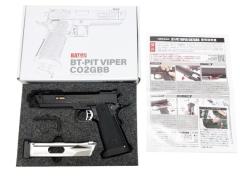 [BATON airsoft] BS-PIT VIPER JW4 Co2 GBB_ガスブローバック スライド刻印カスタム (中古)