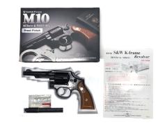 [タナカ] S&W M10 ミリタリー&ポリス 4インチ スチールフィニッシュ ガスリボルバー (中古)