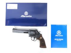 [マルシン] S&W M586 6インチ 木製グリップ 発火モデルガン 完成品 エクセレントHW (新品)