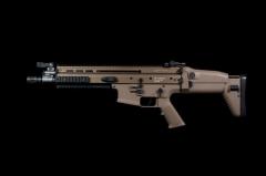 [WE] SCAR-L GBB V3 FDE ガスブローバック ミリタリー刻印仕様 (新品取寄)