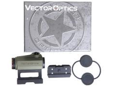 [VECTOR OPTICS] SCRD-39 Maverick GENII-SOP 1x22 オリーブ ダットサイト アクリル接着 (中古)