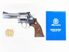 [マルシン] S&W M686 4インチ プラグリップ シルバーABS 発火モデルガン 組立キット完成品 (未発火)