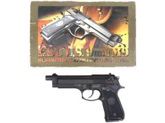 [KSC] ベレッタ U.S.9mm M9 ブラックHW ガスブローバック ロングバレカスタム (中古)