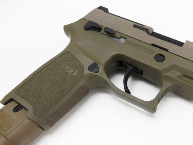 SIG Airsoft] M18/P320 セラコート COYOTE カスタムスライド コンプリートカスタム (中古)｜エアガン.jp