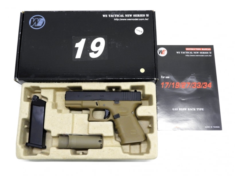 [WE] グロック19 Gen4 TAN アルミスライド (新品)