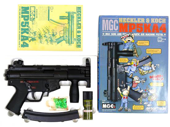 【値下げしました！】【廃盤】【新品】MGC H\u0026K  MP5KA4 電動ガスガン