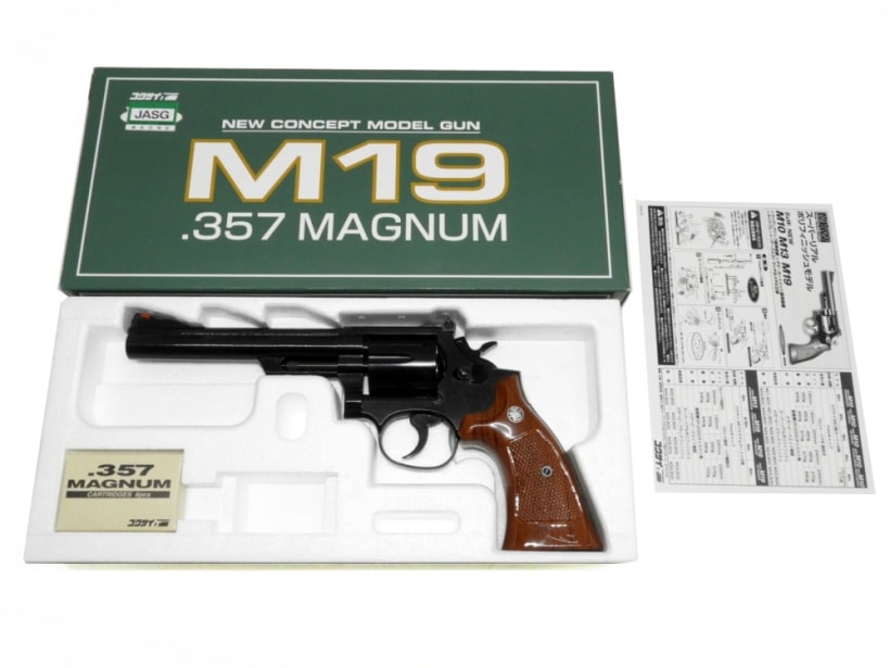 [コクサイ] S&W NEW M19 6インチ ポリ・ウッディーグリップ S&W刻印入り NO.447 (中古)