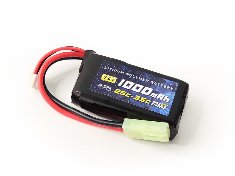 [SFA] LiPoバッテリー 7.4V 1000mAh 25C-35C PEQタイプ ミニコネクタ SA-B013M (新品取寄)