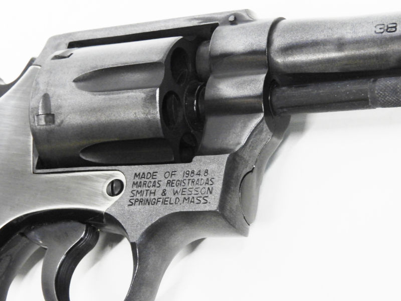 コクサイ] S&W ニュー M10 ミリタリー・ポリス 4インチ メガHW NO.369 モデルガン ローズウッドグリップ (中古)｜エアガン.jp