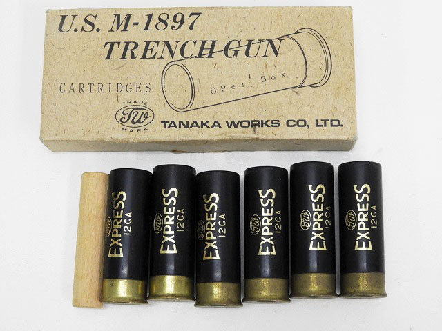 [タナカ] U.S. M1897 トレンチガン 初期 モデルガン用カートリッジ 6発 (中古)