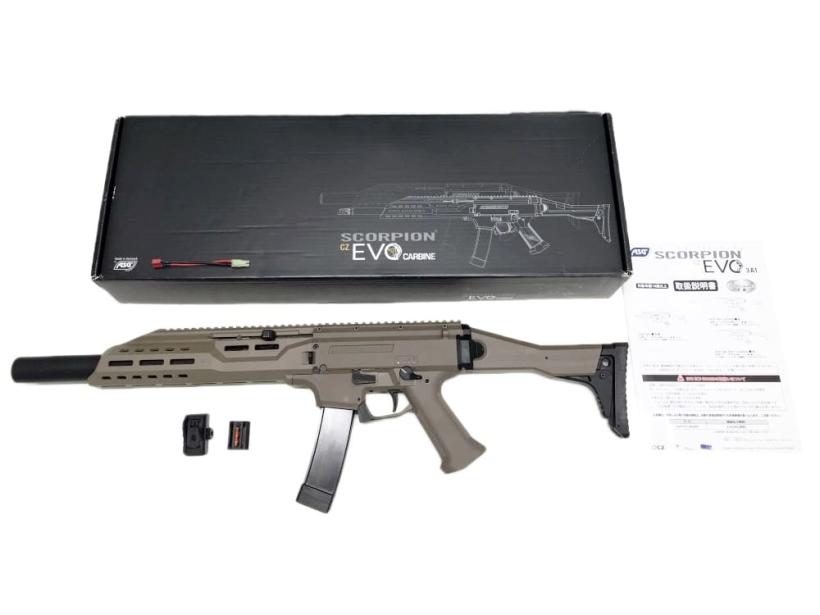 [ASG] SCORPION EVO3A1 B.E.T. カービン FDE 電動ガン 新型ECU搭載モデル (中古)