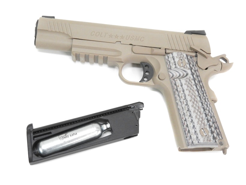 タニオコバ/BATON] BM-45 CO2GBB 2ndロット トリガーカスタム ガスブローバック FDE (中古)｜エアガン.jp