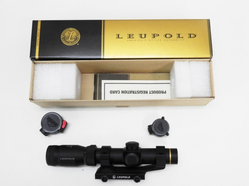 [LEUPOLD] VX-R 1.25-4x20mm Matte FireDot Duplex ミディアム 1倍～ ピカティニー Φ30mm イルミネーション 実物 (中古)