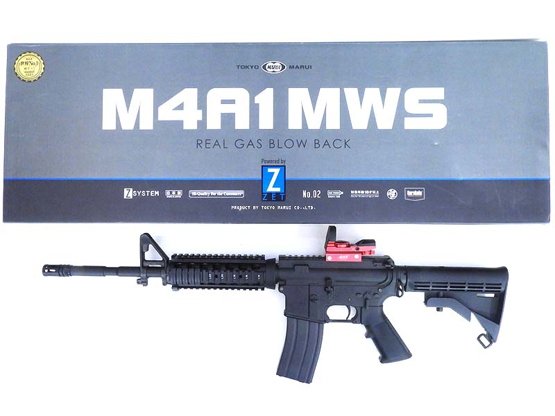 [東京マルイ] コルト M4A1 MWS ガスブローバック ドットサイトカスタム (中古)