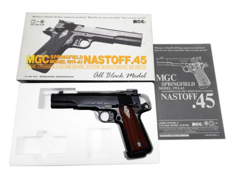 [MGC] M1911A1 NASTOFF.45 SFA MODEL1911-A1 オールブラック (中古)