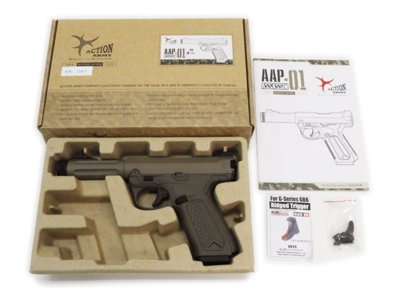 [ACTION ARMY] AAP-01 アサシン ガスブローバック FDE トリガーカスタム (中古)