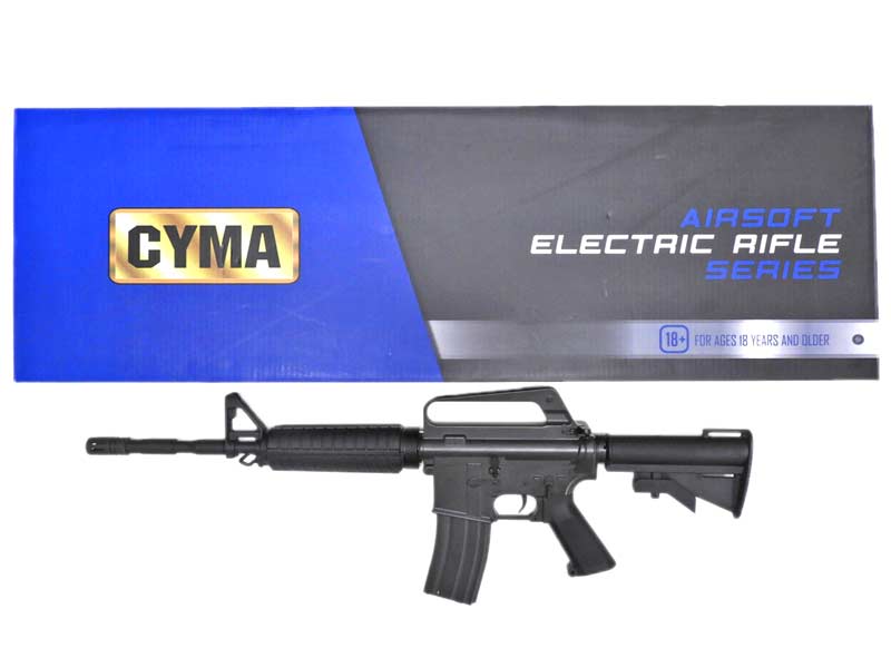 [CYMA] XM177E2 フルメタル ETU 電動ガン【電子トリガー】 ロングバレルカスタム (中古)