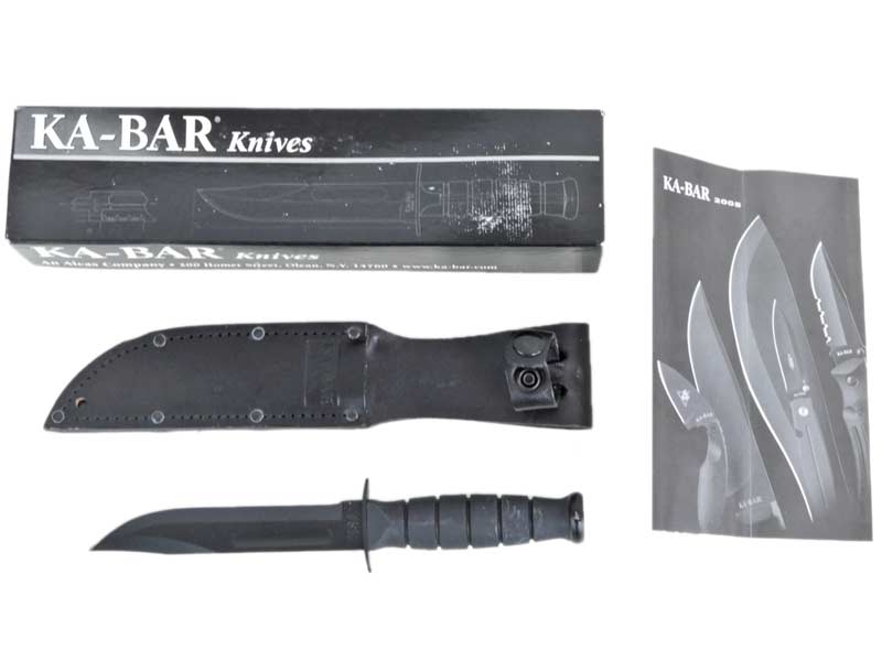 [KA-BAR] ファイティングナイフ モデル不明　ブラック (中古)