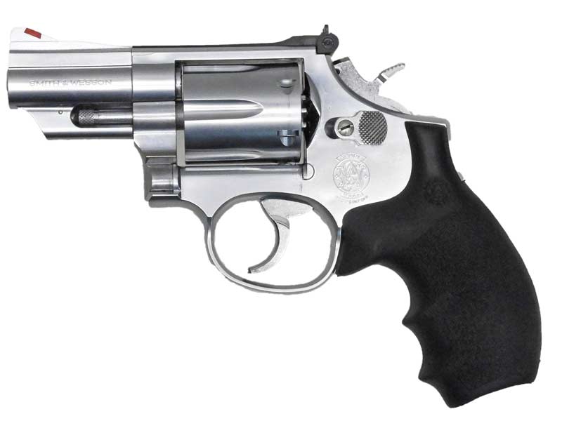 [タナカ] S&W M66 2.5インチ コンバットマグナム ステンレスフィニッシュ ver.3 発火モデルガン ラバーグリップカスタム 本体のみ（中古） (中古)