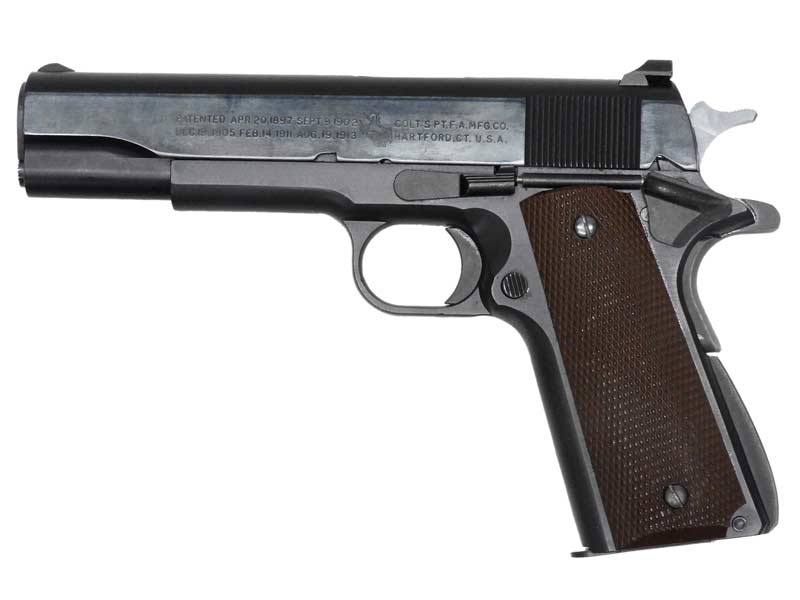 [WA] コルト M1911A1 ガバメントモデル ミリタリー刻印 Rタイプ ブルーイングフルカスタム (中古)