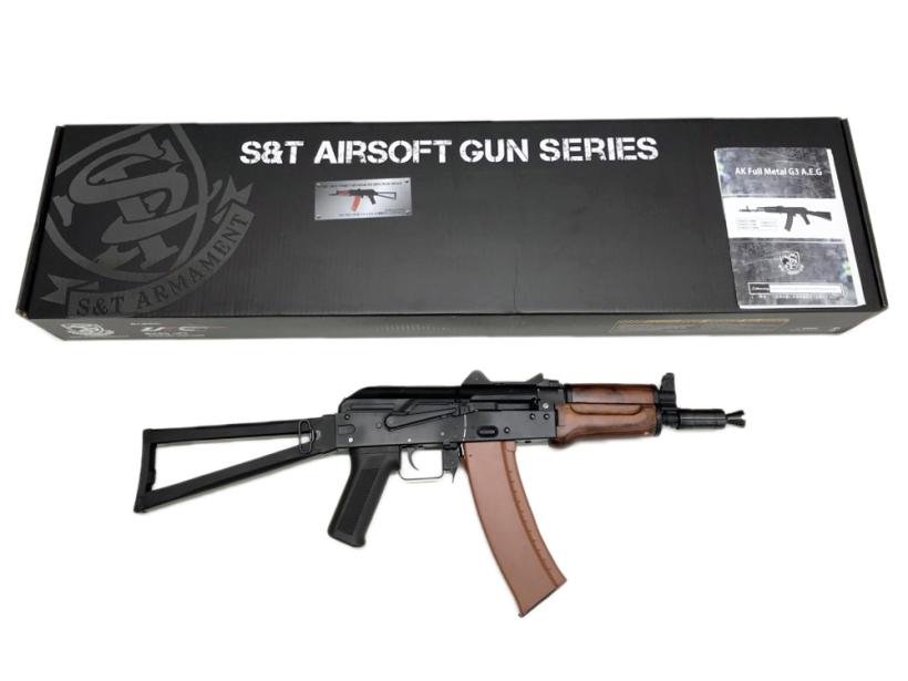 [S&T] AKS-74UN フルメタル G3電動ガン リアルウッド (中古)