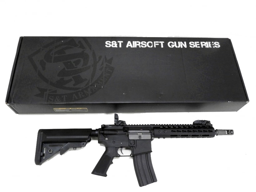 [S&T] M4 G3 URX4 8.5インチ 電動ガン スポーツライン BK 流速バレルカスタム (中古)