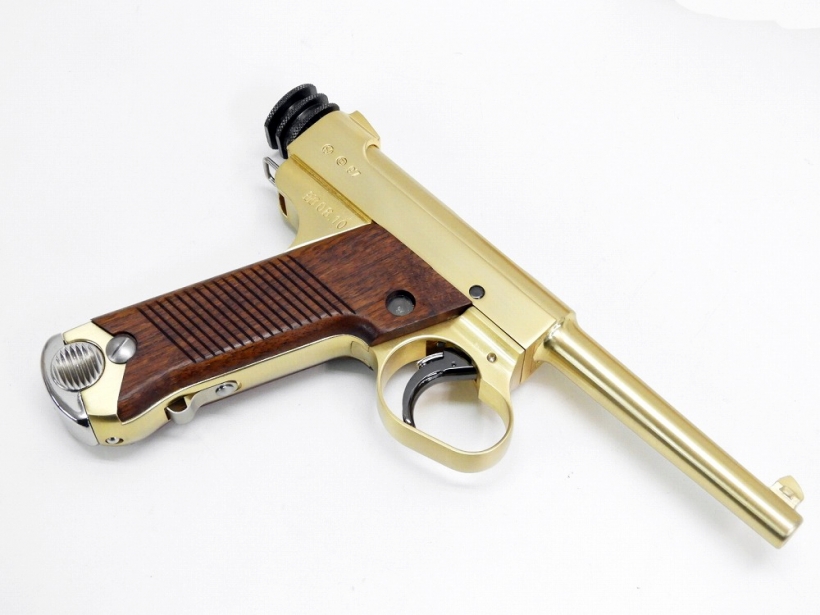 ハドソン 南部十四年式拳銃 後期型 木製グリップ付 SMG金属モデル-