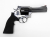 [マルシン] S&W M586 Xカートリッジ 6mmBB ガスリボルバー プラグリップ WディープブラックABS (中古)