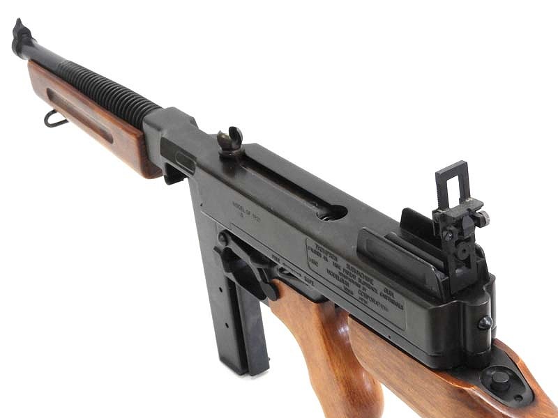 MGC] トンプソン M1921 ミリタリータイプ SMG 金属モデルガン 後期型