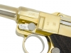 [マルシン] ルガーP08 4インチ Parabellum 金属モデルガン 【チェッカー木製グリップ】 2022再販 (新品)