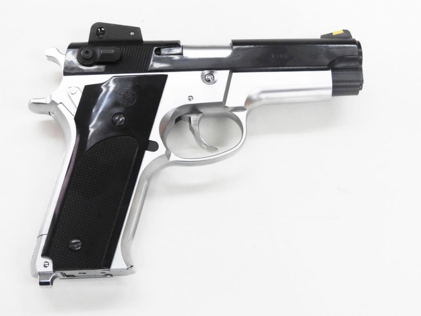 MGC] S&W M459 フレームシルバー 固定スライド ガス漏れ セイフティー