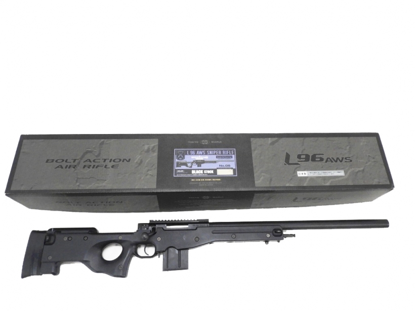 銃の種類スナイパーライフル東京マルイ l96AWS ブラック 箱付き未使用品