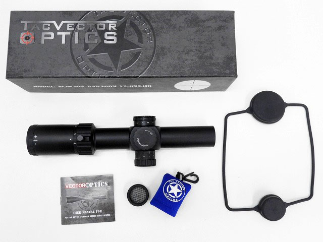 VECTOR OPTICS] PARAGON 1.2-6x24 CQB ライフルスコープ 実銃用 (中古