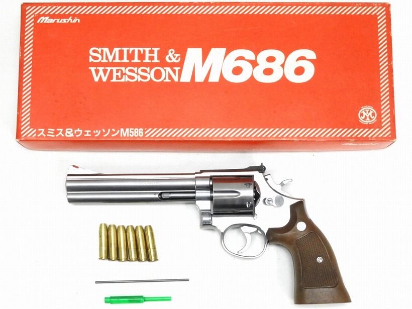 マルシン] S&W M686 6インチ シルバーABS (未発火)｜エアガン.jp