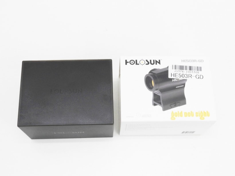 [Holosun] HE503R-GD 実物ダットサイト ゴールドドットサイト (中古)